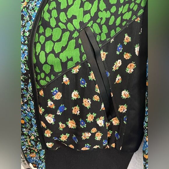 Coach 1941 Silk Floral varsity Bomber Utility Flight Jacket. Small - Picture 8 of 11